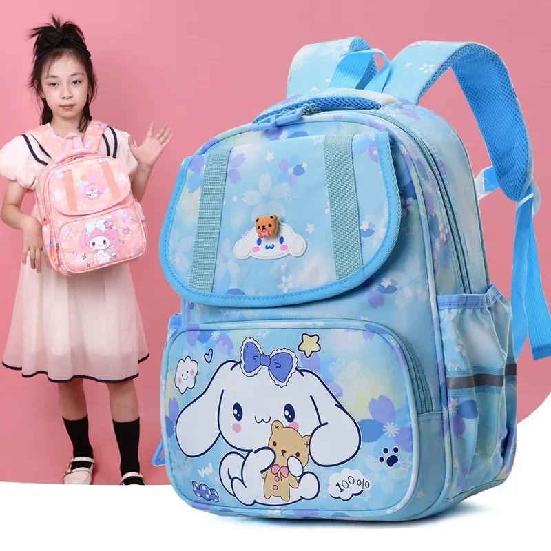 

Sanrio Kulomie New Children's Backpack College Cartoon Hello Kitty Burden Reduction School Bag Trend Ridge Backpack