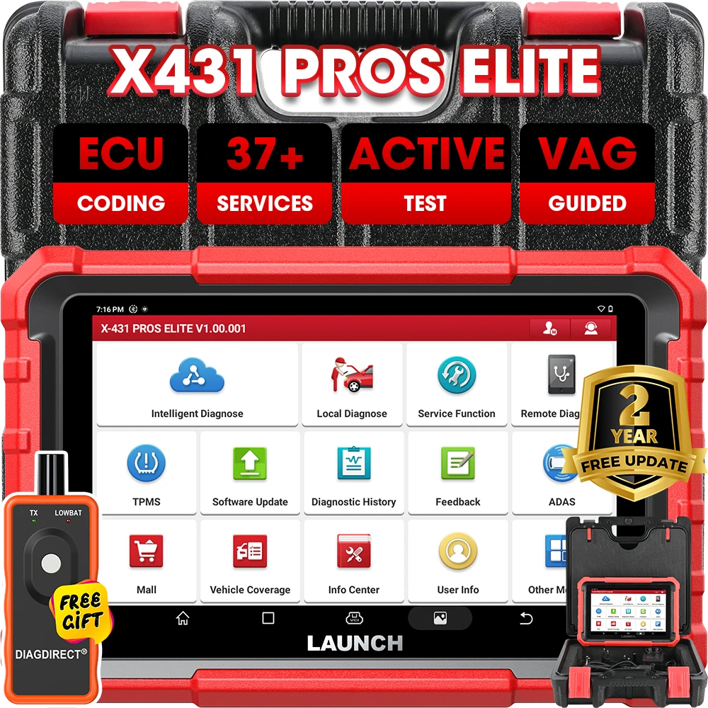

LAUNCH X-431 PROS Elite автомобильные диагностические инструменты профессиональный OBD 2-диагностический инструмент авто автомобильный инструмент автосканер