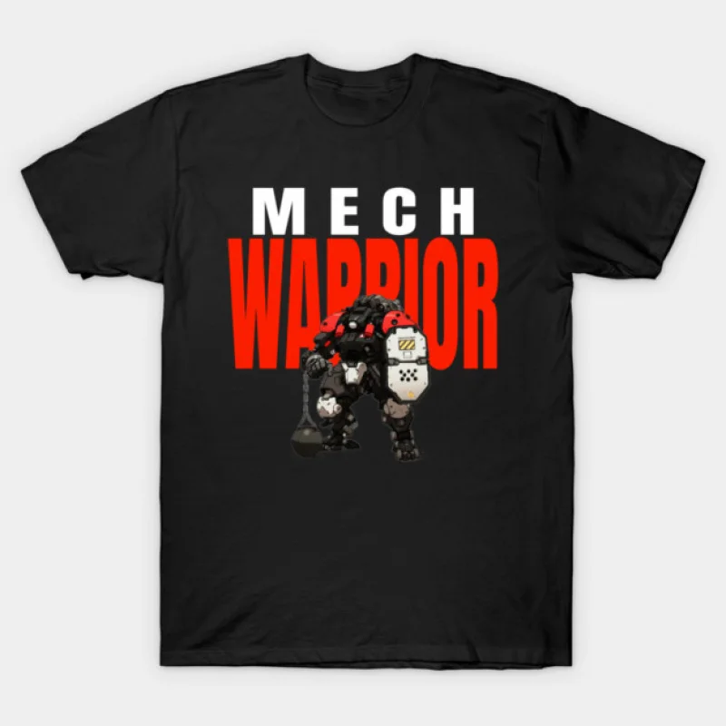 

Mechwarrior MWO 0421 Mech Combat Video game Gift t shirt for RPG Fan Battletech Graphic clothes Short sleeve All size tops S-6XL