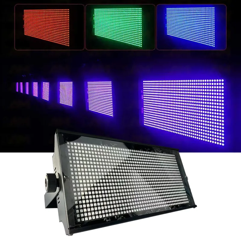 

8-сегментный стробоскоп LED960 RGB — мигающий свет высокой интенсивности для бара, клуба, вечеринки, сценического освещения, DMX-свет DJ-освещение