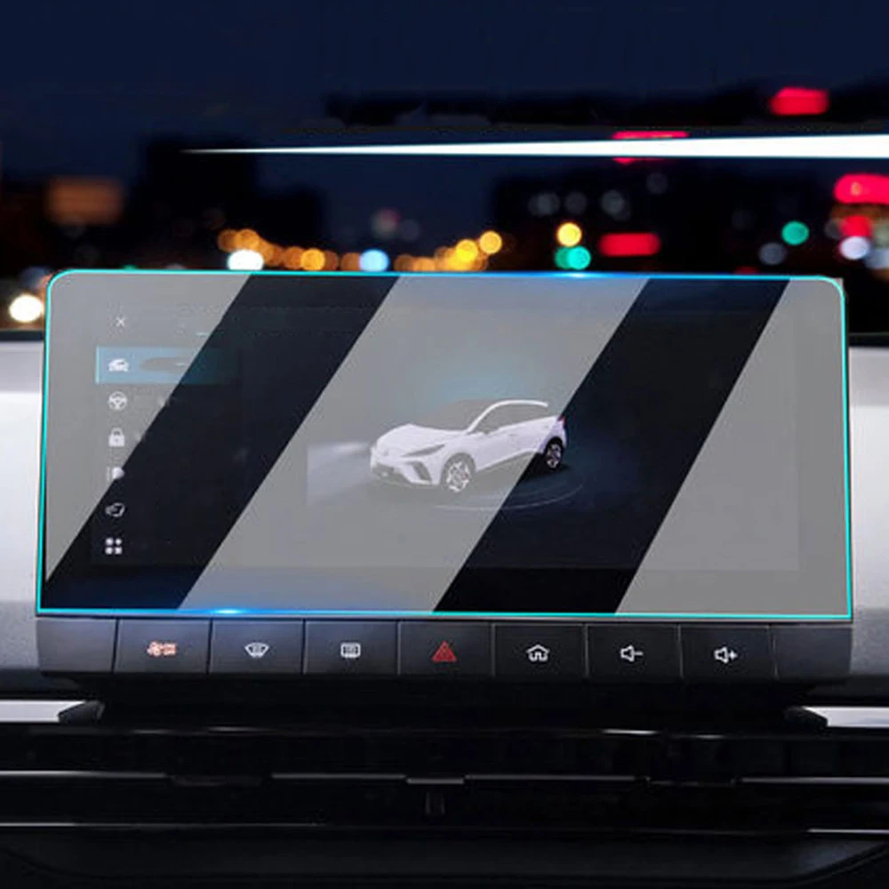 Auto-Schutzfolie aus gehärtetem Glas für Modell 2022–2025 MG4 Auto GPS-Navigation Displayschutzfolie Display Innenzubehör – Detail 3