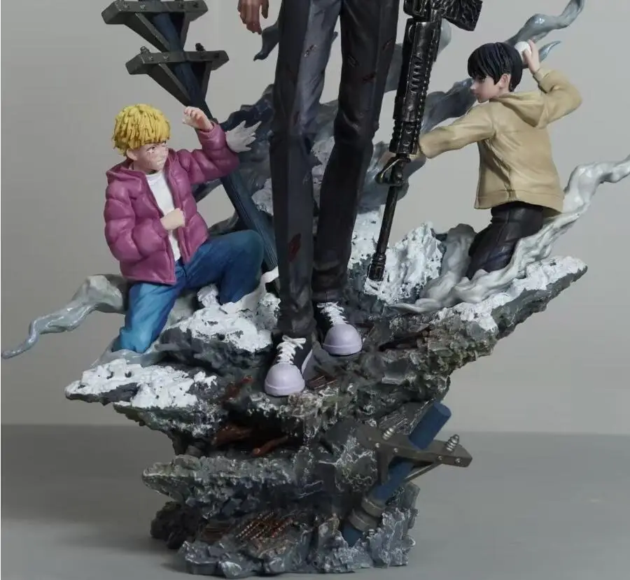 Chainsaw Man Gun Devil Devil Hunter Gk Anime Figure Resin Statue Desktop Decoration Ornament For Anime Fans Collection Gift view 6