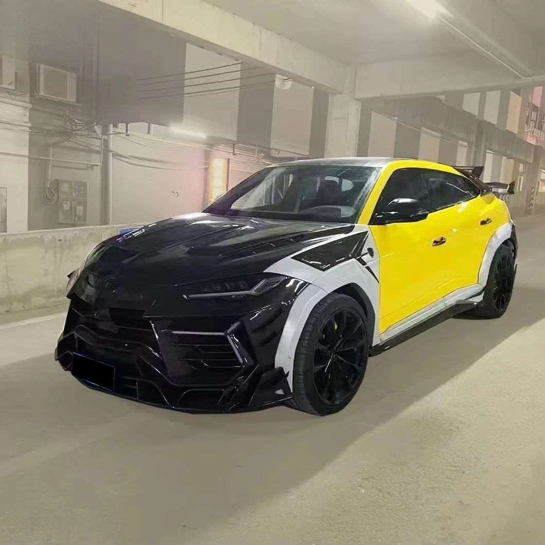 Wholesale Dry Carbon Body Kit for Lambor Urus 18+ MSY-V3 Style Front Bumper Lip Side Skirts Fender Rear Wing Car Accessories