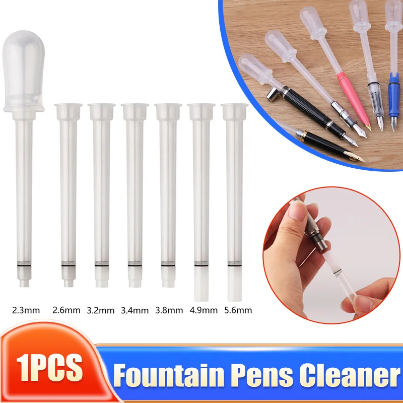 Fountain Pen Cleaner Nib Dropper Ink Absorber Ink Cartridge Cleanning Tools For Multi Brand Pens Pen Washer 2.3-5.6mm
