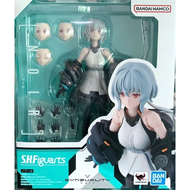 

In Stock Bandai SHF Noir Strange Companion Black Angel Female Lead Genuine Action Figure Model Collectible Gift