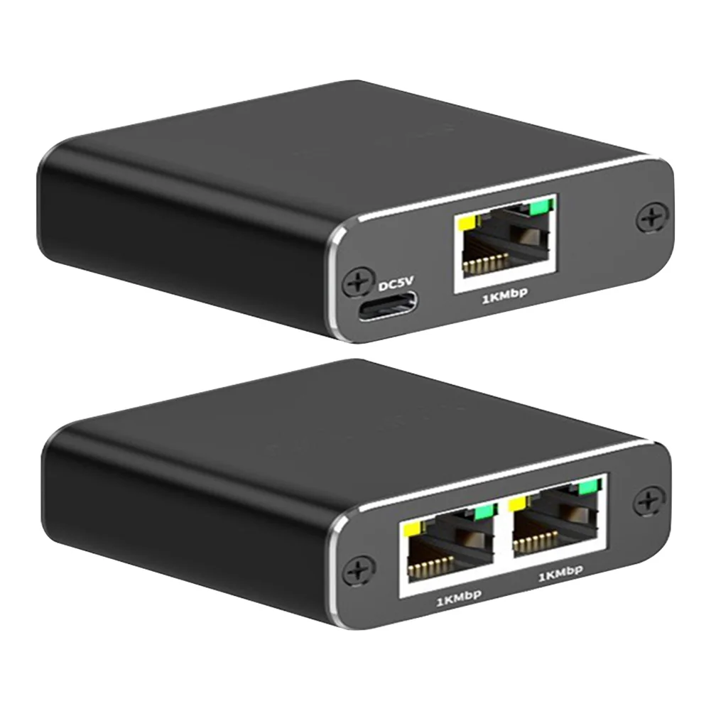 Divisor ethernet 1 a 2 gigabit, divisor de rede rj45, adaptador divisor ethernet rj45, funciona com cat5/5e/6/7/8