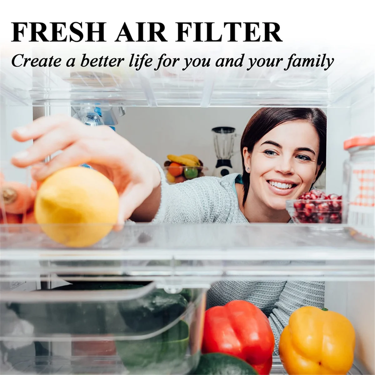 A61T-6Pack لاستبدال فلتر هواء الثلاجة لثلاجة Frigidaire PAULTRA Pure Air Ultra وElectrolux EAFCBF