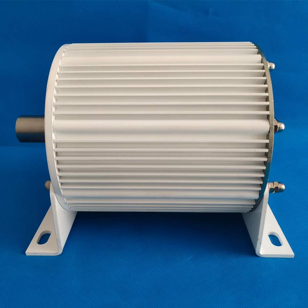 Low Speed 1kw 5kw 10kw 24V 48V 220V 380V Gearless Permanent Magnet Generator AC Alternators Use For Wind Turbine