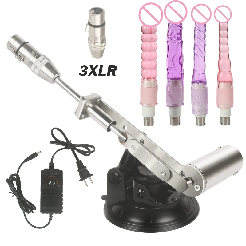 

New Mini Telescopic Sex Machine 39mm Stroke Reciprocating Linear Actuator Female 3XLR Masturbation Sexual Kits