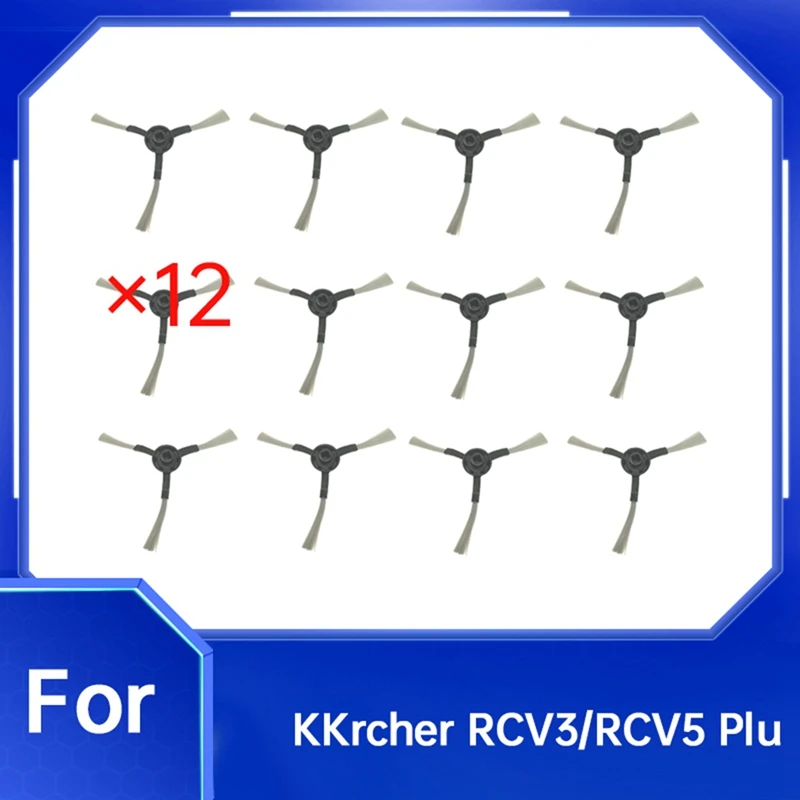 12 Pcs Side Brush for RCV3/RCV5 Plus Accessories Side Brush Replacement Parts 【A73 AcePro】