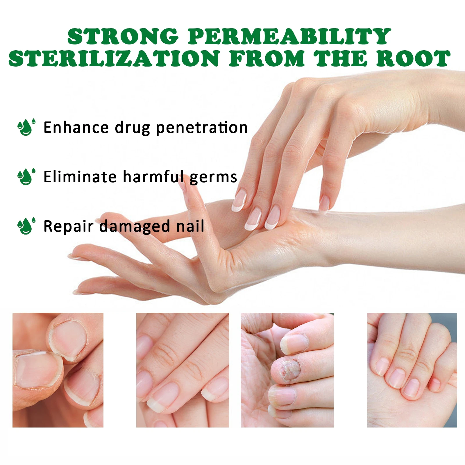 JAYSUING Nail Fungus Treatment- For Toenail Extra Strength -Toenail Repair For Discolored, Anti Infection,Thickened,Care Serum