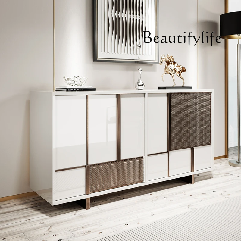 

Shoe cabinet Italian-style household door entrance cabinet High-end dining New home storage decorative cabinet