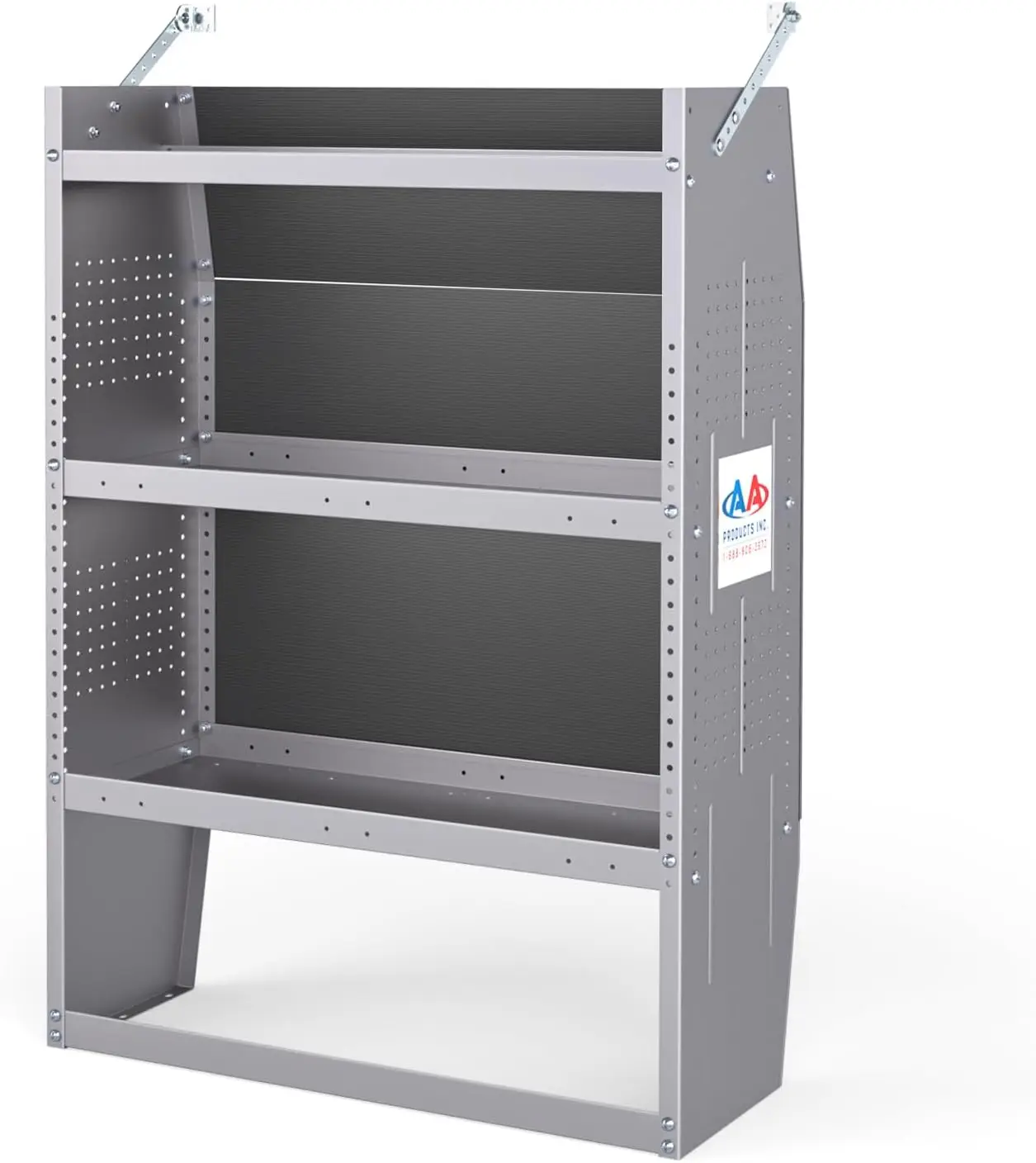 

SH-4603 Steel Low/Mid/High Roof Van Shelving Storage System Fits Transit, GM, NV, Promaster and Sprinter, Contoured Shelving