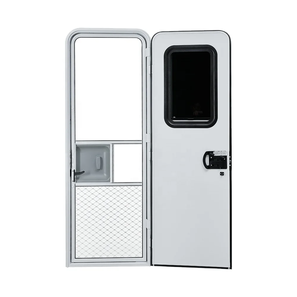 Airow auto Mechanical Linkage 2 Point Safety Locks Access Door Rv Motorhome Door Haustur Fur Wohnmobile view 3