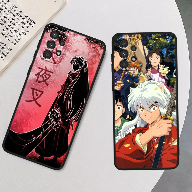 Anime Inuyasha Cute For Samsung A90 A80 A70S A60 A50S A40 A30S A20E A20S A10S Silicone Black Phone Case