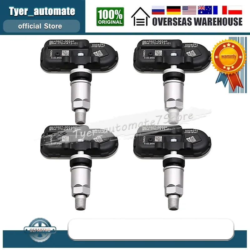 434MHz TPMS Tire Pressure Monitoring Sensor 42607-0E040 426070E040  FOR 2021 2022 TOYOTA HIGHLANDER SIENNA