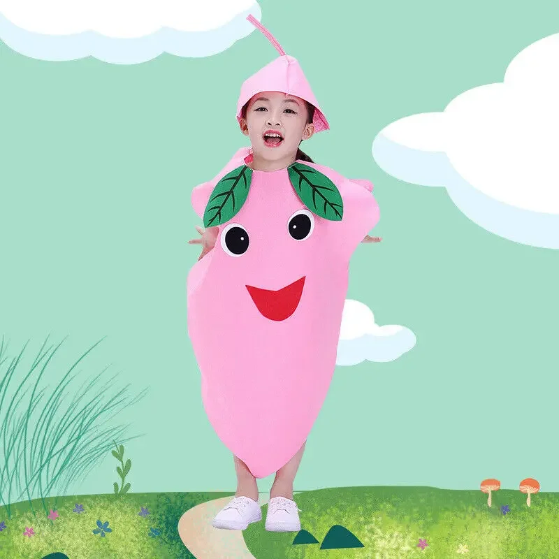 GALLETY Disfraz de plátano para niños, disfraz unisex de Halloween para niños, divertido disfraz para Halloween, fiesta de disfraces, juego de rol, cosplay