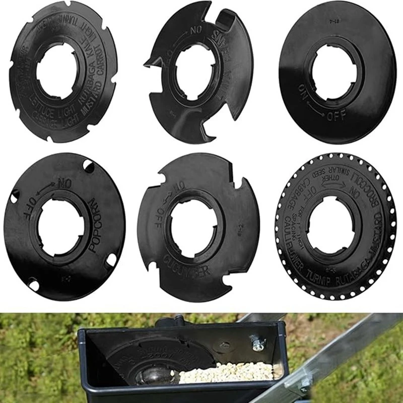 60010 مجموعة أطباق البذور الاختيارية لآلة بذارة الحديقة E-Arthway 1001-B، تناسب الجزرة الخفيفة، طبق بذور الفشار الفارغ