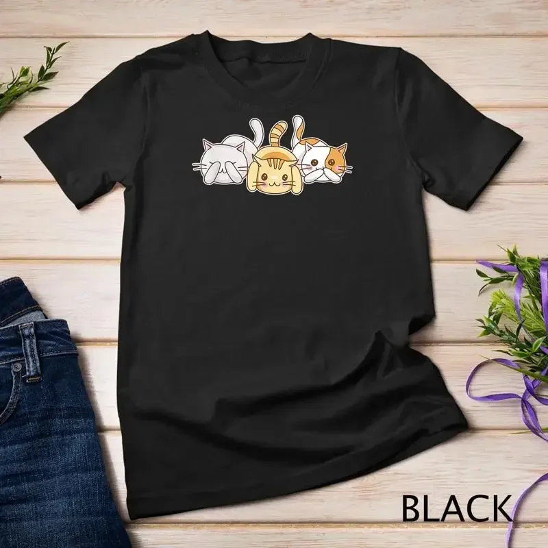 Funny Cat Lovers See Evil Hear No Evil Speak No Evil T Shirt Unisex T shirt