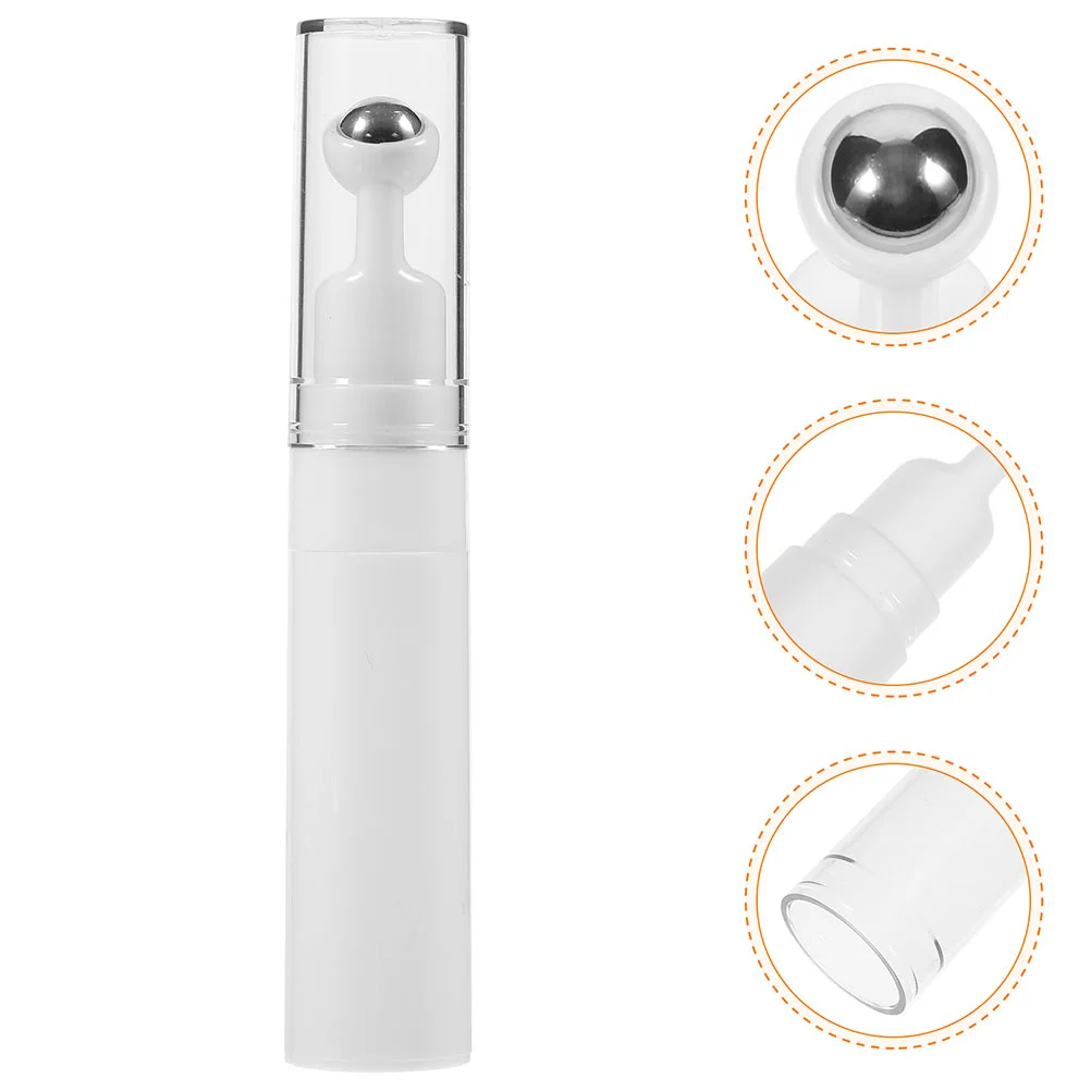 

Baby Perfume Eye Serum Bottle Cream Applicator Tool Empty Essential Oil Dispenser White Travel Bottles Refillable Roller