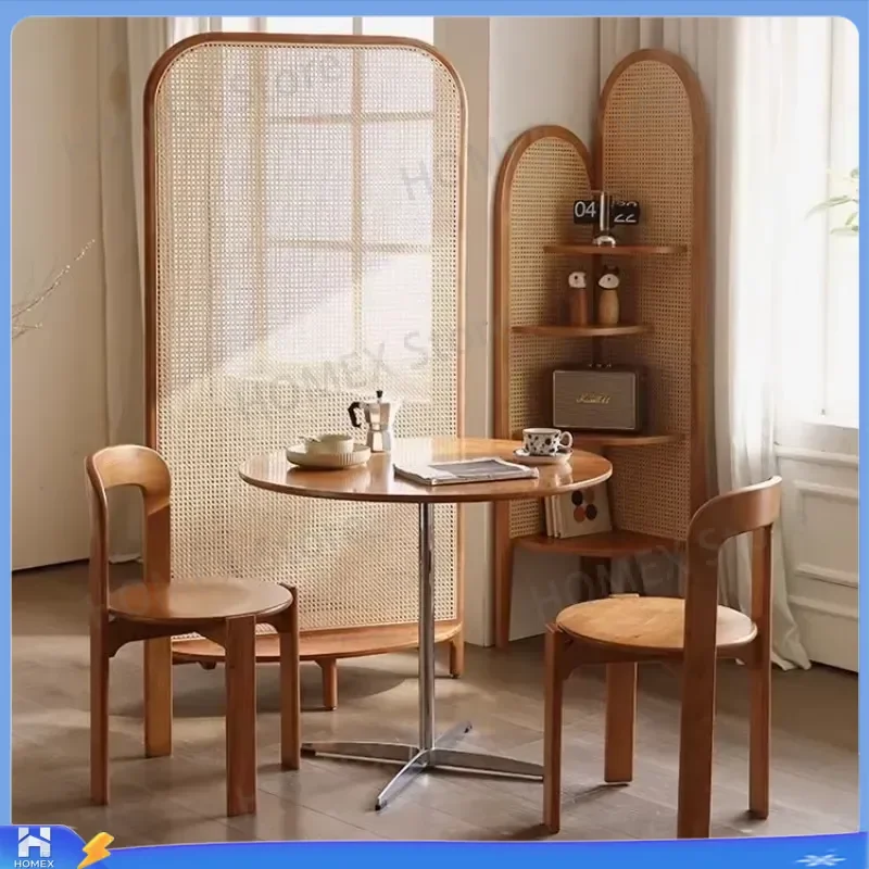 Vintage Stackable Plywood Chair Swiss Curved Backrest Modern Nordic Dining Chair Solid Beech Wood Home Furniture Kitchen Seat