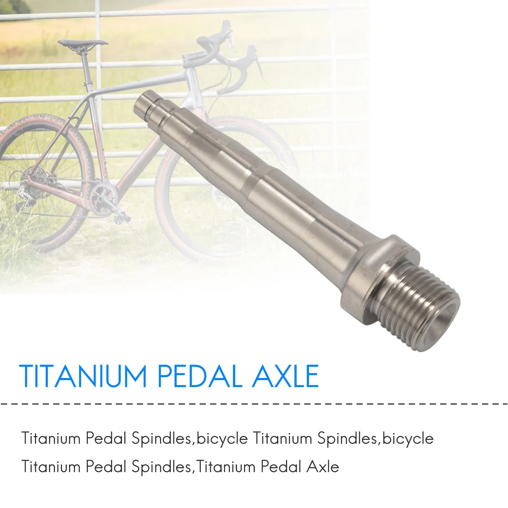Neue 2-teilige Fahrrad-Titan-Pedalspindeln passend für SpeedPlay Zero X1 X2 & Light Action 78 mm