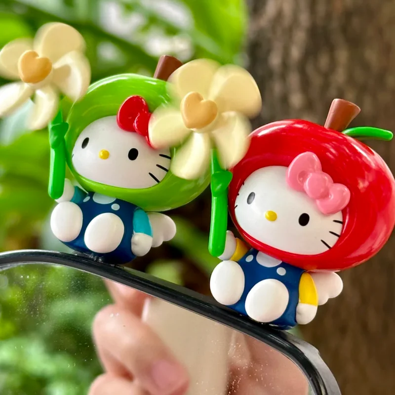 

Genuine Hellokitty Windmill Fun Blind Box Mini Figurine Desktop Ornament Girls' Gifts Trendy Collectible Figurines Exquisite Toy