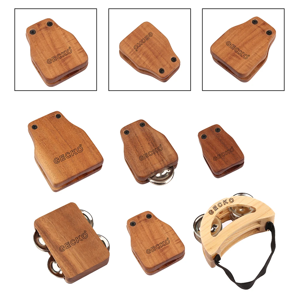 1 Set Cajon Companions For Gecko Box Drum Companion Set Jingle Bells Foot Percussion Cajon Drum Companions Accessories