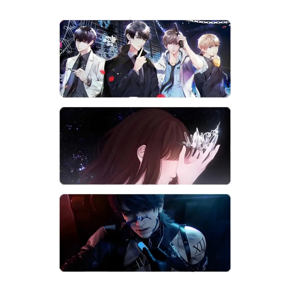 game romantic M-Mr Love: Queen's Choice Mouse Pad Mousepad Large Gaming LockEdge Thickened PC Table Desk Mat