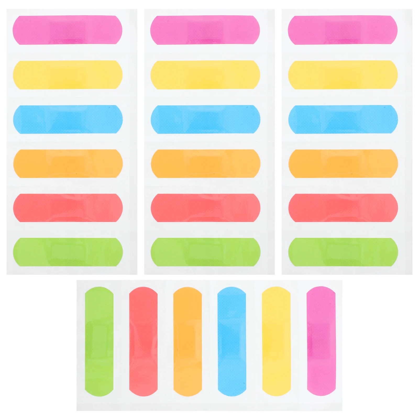 

60 Pcs Cartoon Bandage Breathable Bandages Disposable Lovely Wound Patches Adhesive Pe