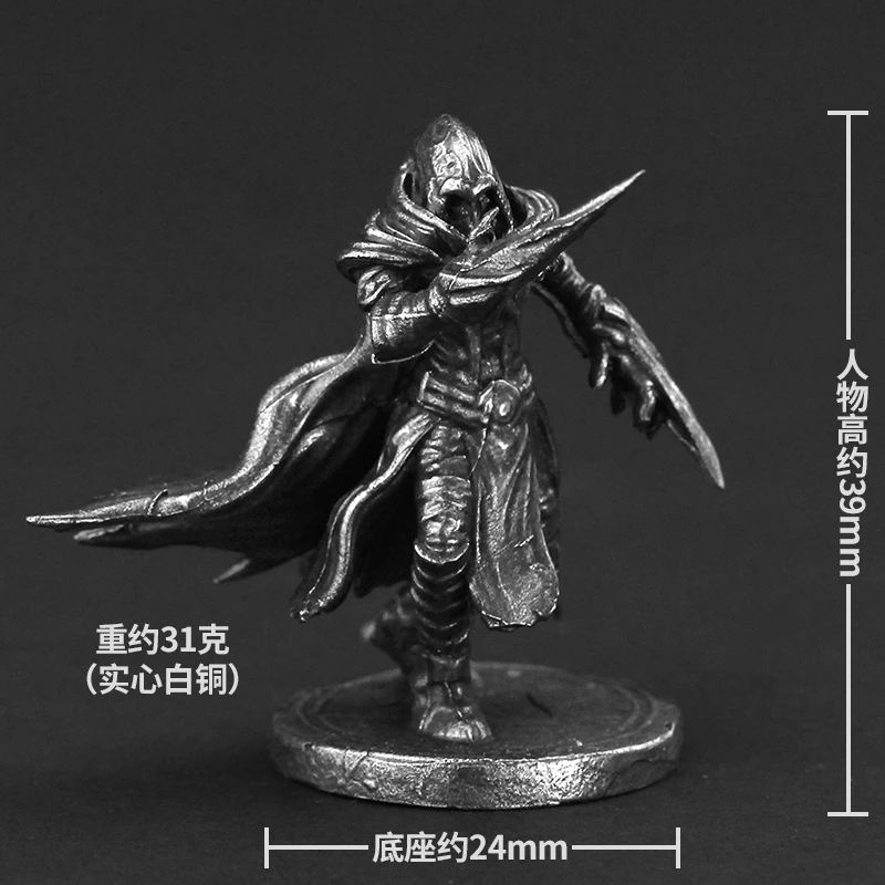 Figurinhas em Miniatura de Metal para Desktop Decor, Peças de Xadrez, Universo Católico Cometa, Guerreiro do Espaço Sideral, Coleção Toy Figures