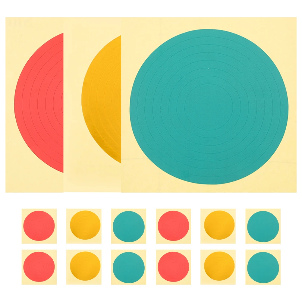 15pcs Pressure Gauge Identification Stickers Safety Labels Reflective Warning Films Adhesive Decals PVC Material Strong