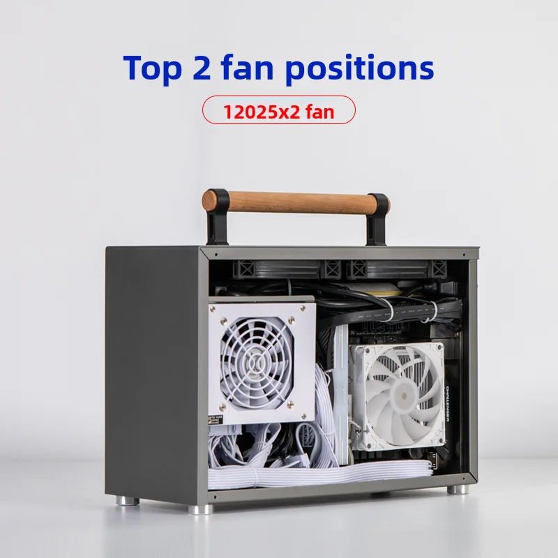 เคสคอมพิวเตอร์ ALBOX P26 ขนาดเล็กแบบ ITX ผลิตจากอะลูมิเนียมทั้งหมด รองรับการ์ดจอ 4070TI |   การ์ดจอขนาด 305 มม. |   เมนบอร์ด ITX |   แหล่งจ่ายไฟ SFX