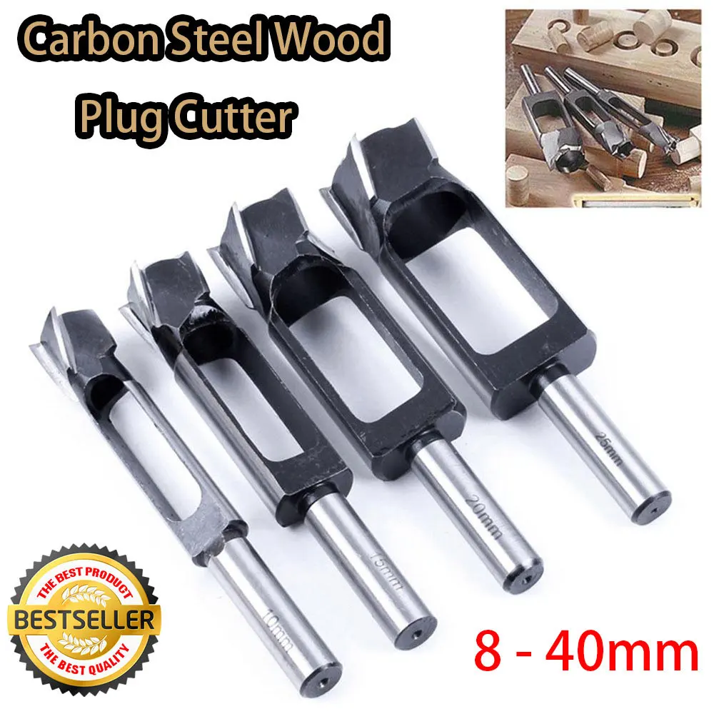 

8-40 мм деревообрабатывающее сверло, коническое уплотнительное пробка, резак 13 мм, хвостовик из углеродистой стали, конический шип для инструментов для изготовления мебели