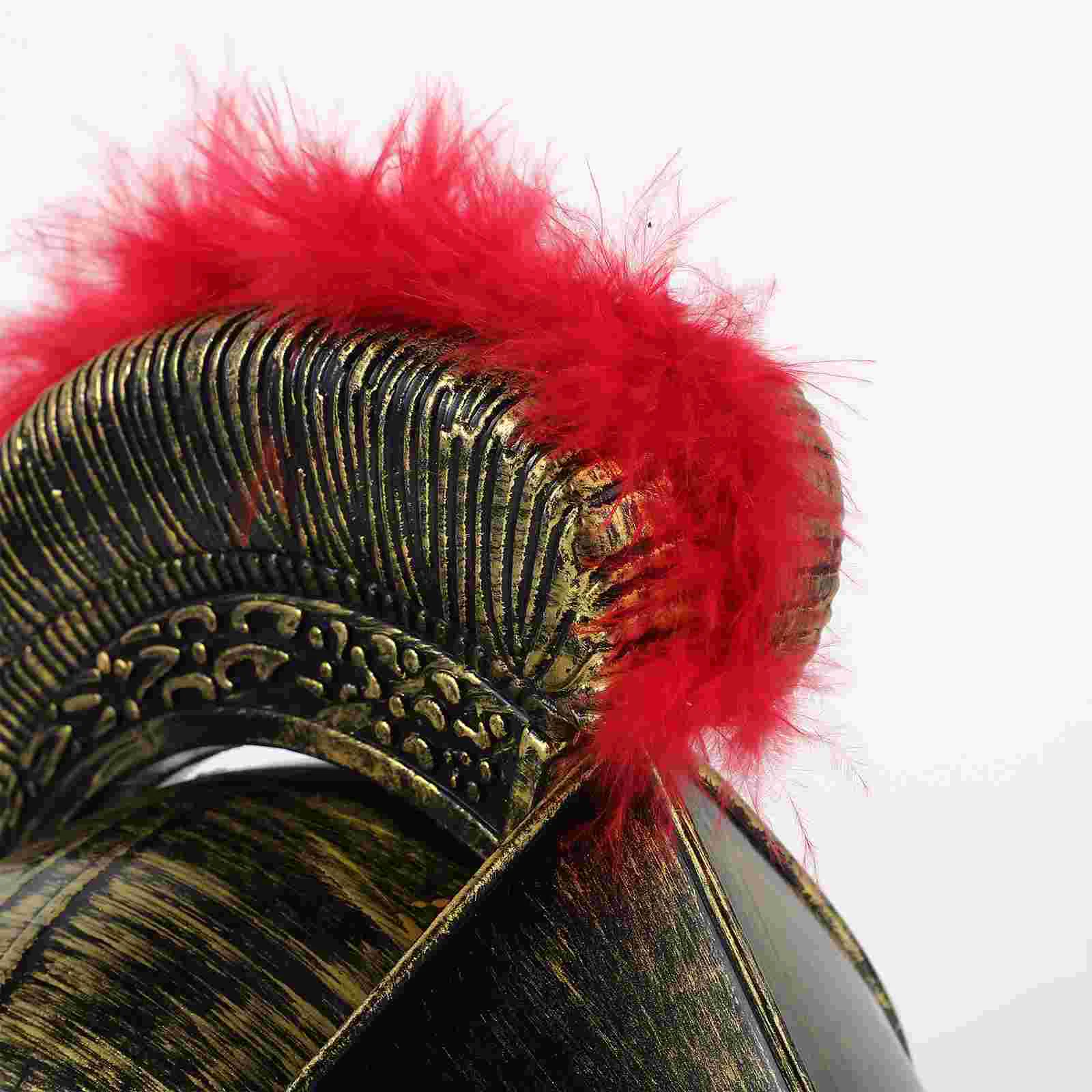 Samurai Hat Hats Adults Soldier Costume Pu Roman Cosplay Plastic Men Gladiator