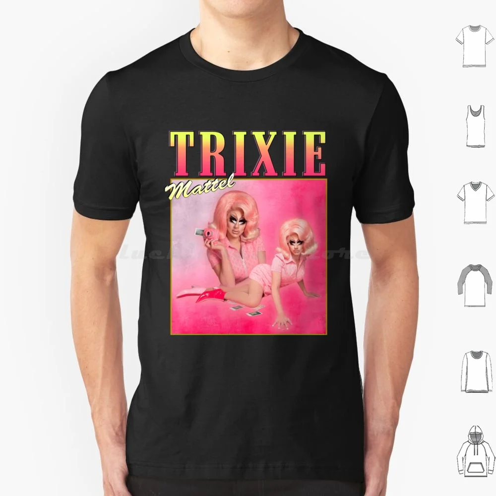 Trixie Mattel Vintage Retro Design T Shirt Big Size 100% Cotton Trixie Mattel Drag Queen Rupau Drag Race Rpdr Katya Bianca Del