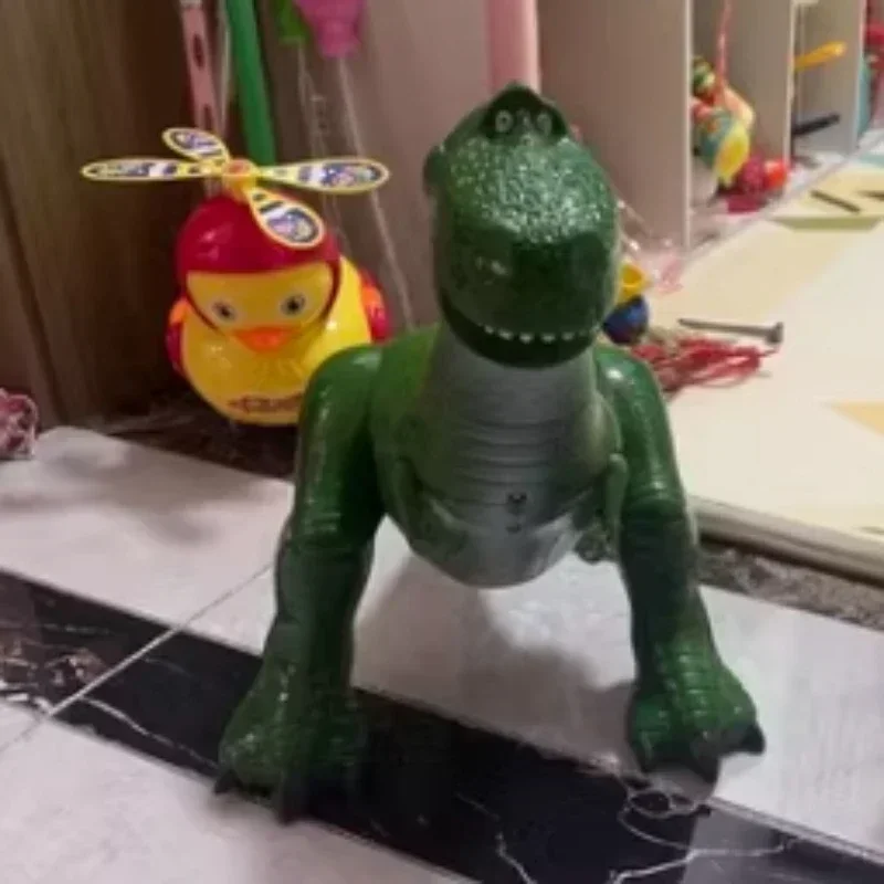 Disney Toy Story 4 Rex el dinosaurio verde figuras de acción de Pvc modelo muñecas piernas mover juguete colección amigo cumpleaños regalo de Navidad