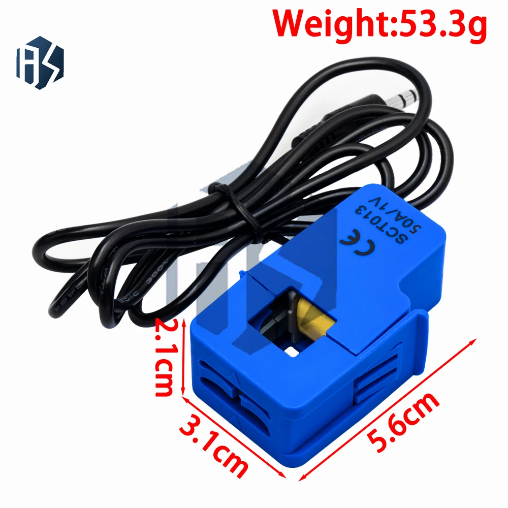 سلسلة أجهزة استشعار التيار المتردد SCT-013 غير الغازية: محول مشبك منقسم 30 أمبير/50 أمبير/100 أمبير - مراقبة الطاقة، شبكة ذكية #2