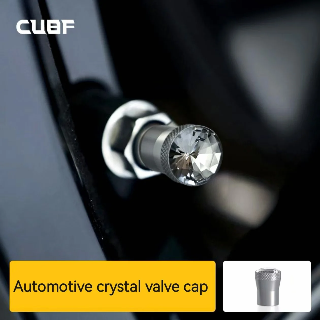 Suitable for Bmw New 12345678 Series X3x4x5x6 Crystal Valve ModificationRDCValve Cap Cover Valve Cap