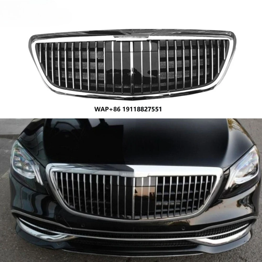 

Решетка радиатора (сетка) для переднего бампера Mercedes-Benz S-класса W222 (S320, S350, S400, S560, S600, S680, S65) 2014-2019, элементы обвеса