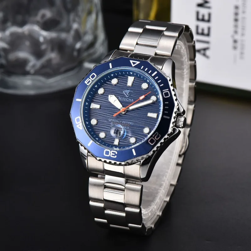 2025 Men's Automatic Watch Stainless Steel Band Sapphire Crystal Waterproof Business Casual Luminous Self-Winding for Men