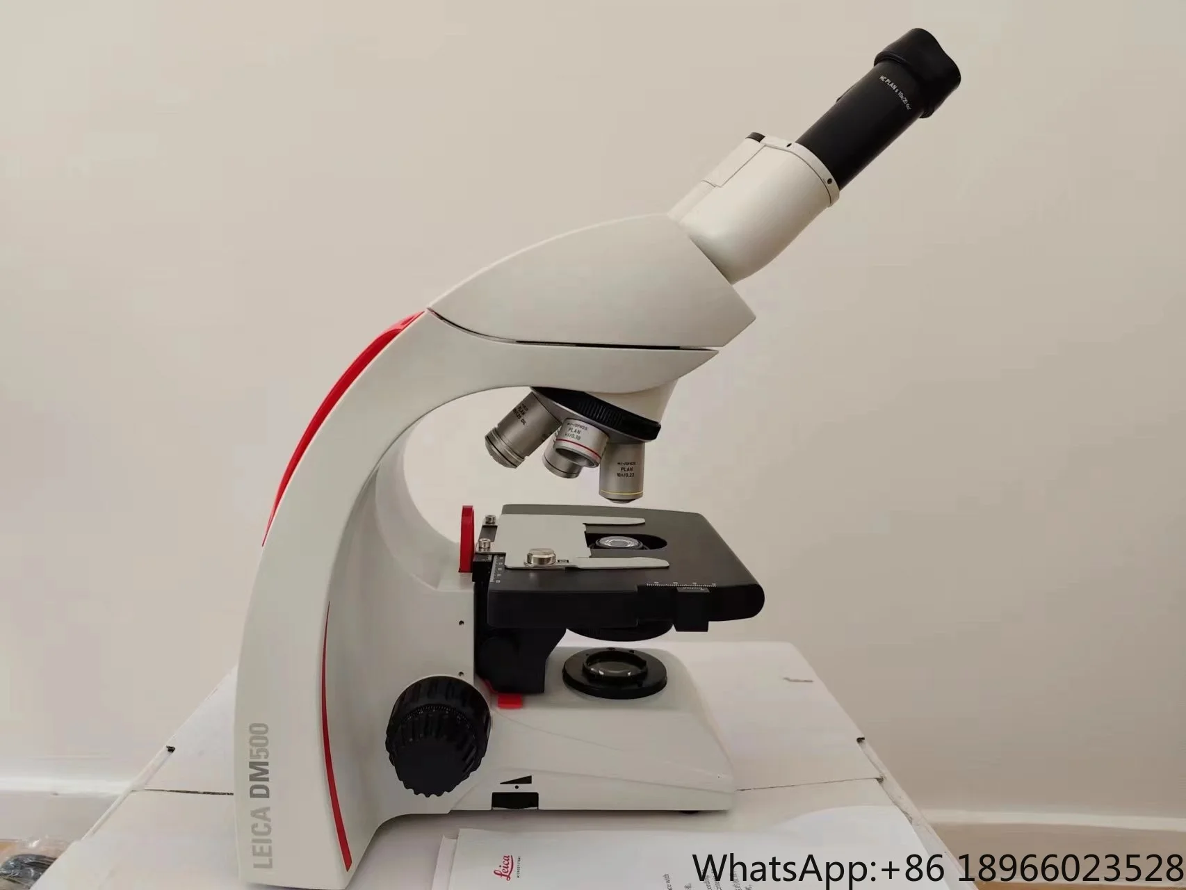 Leica DM500/750 Binocular Triocular Contrast Fluorescence Video Biological Microscope