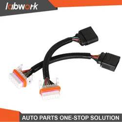 2X Headlight Wiring Harness Adapters For 2004-2007 Volkswagen Touareg 7L6971071A