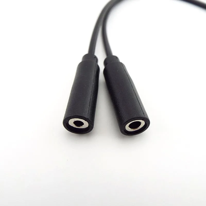 25CM 2.5mm 3.5mm Mono Audio Connector Cable 2pin Wire Extension Cord  Male Female Plug DIY Repair Single Head Plug Jack