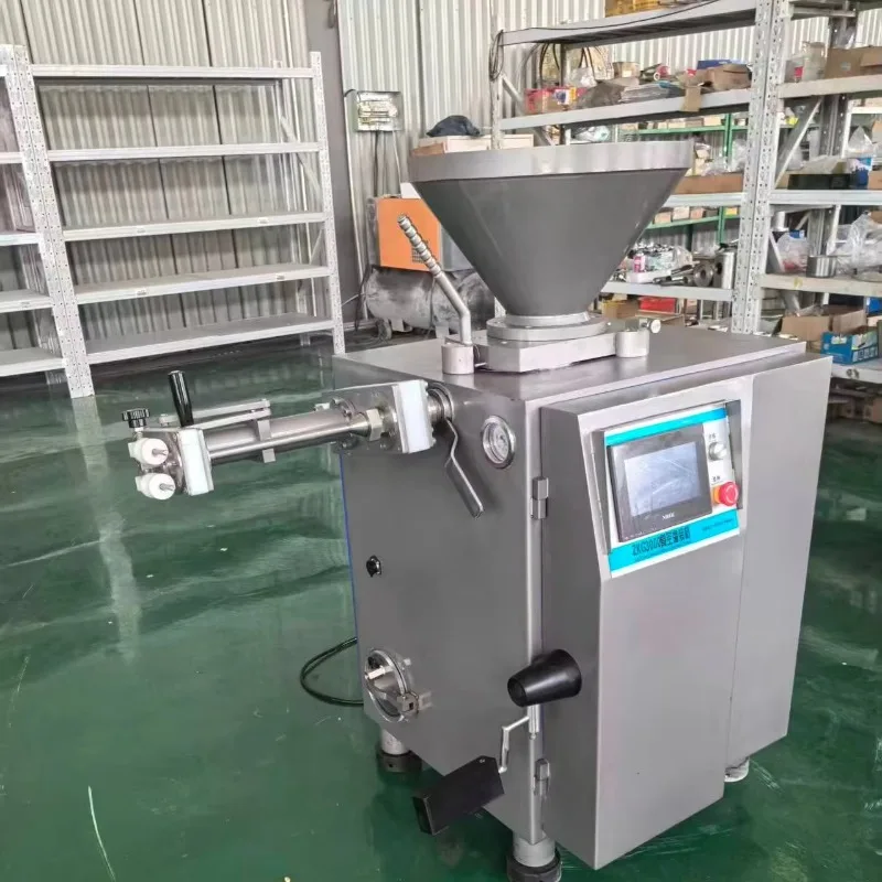 Large-scale Automatic Vacuum Enema Machine & Feeding Device Sausage-Making Equipment 3000 Production Capacity Customized