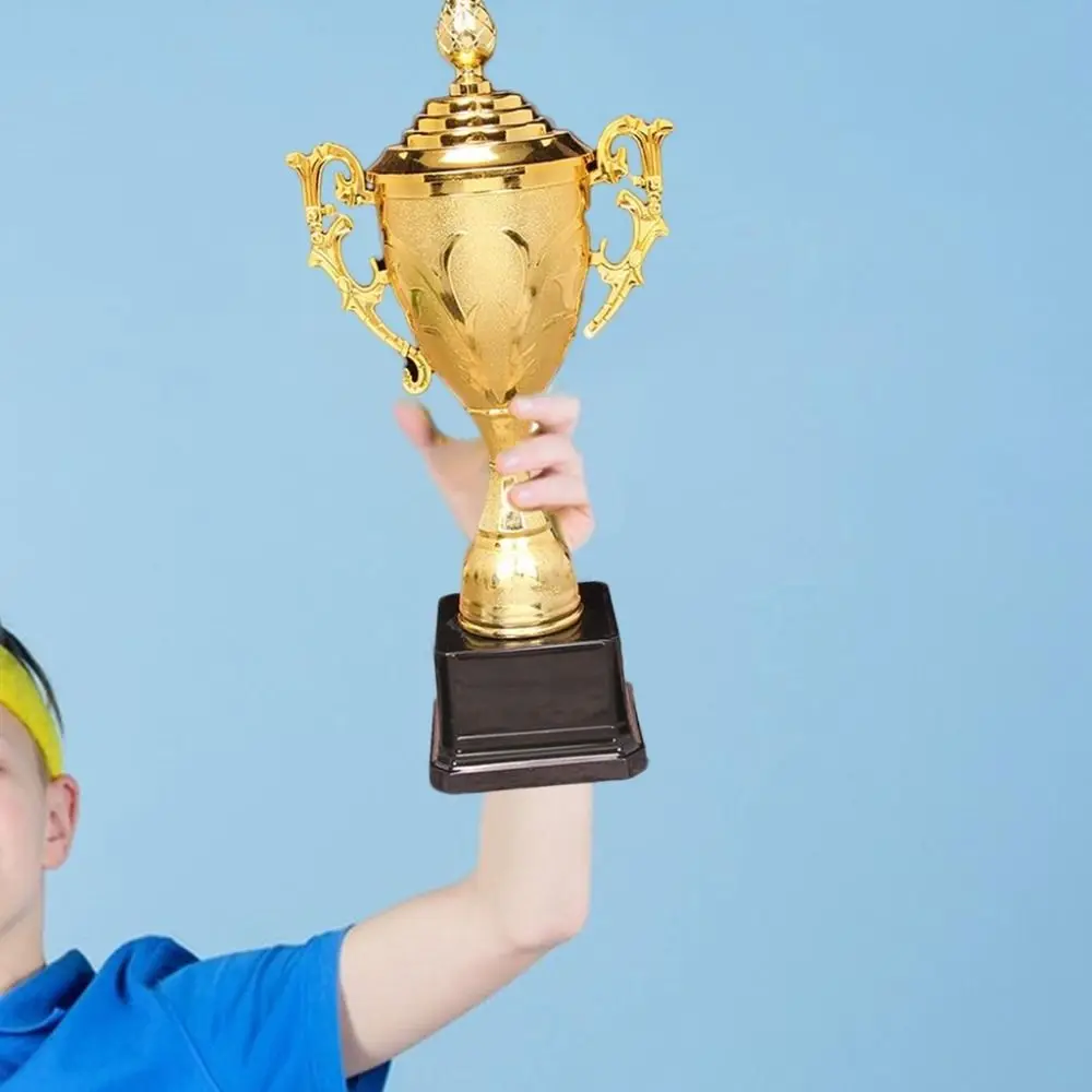 Children's Gold Trophy Awards Plastic Model School Rewarding Supply Winner Award Trophy Toy Competition Soccer Small Prize Cup