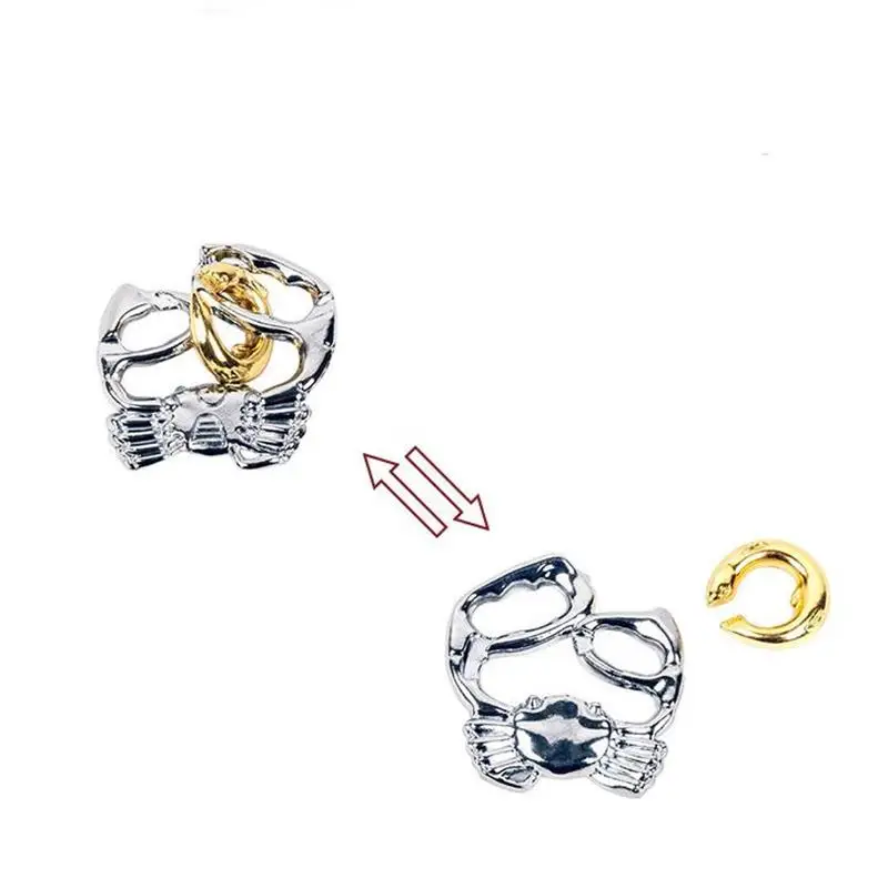 Set of 9PCS Intelligence Metal Puzzle Logic Mind Brain Teasers Rings Lock Puzzles Game Gift for Adults Children