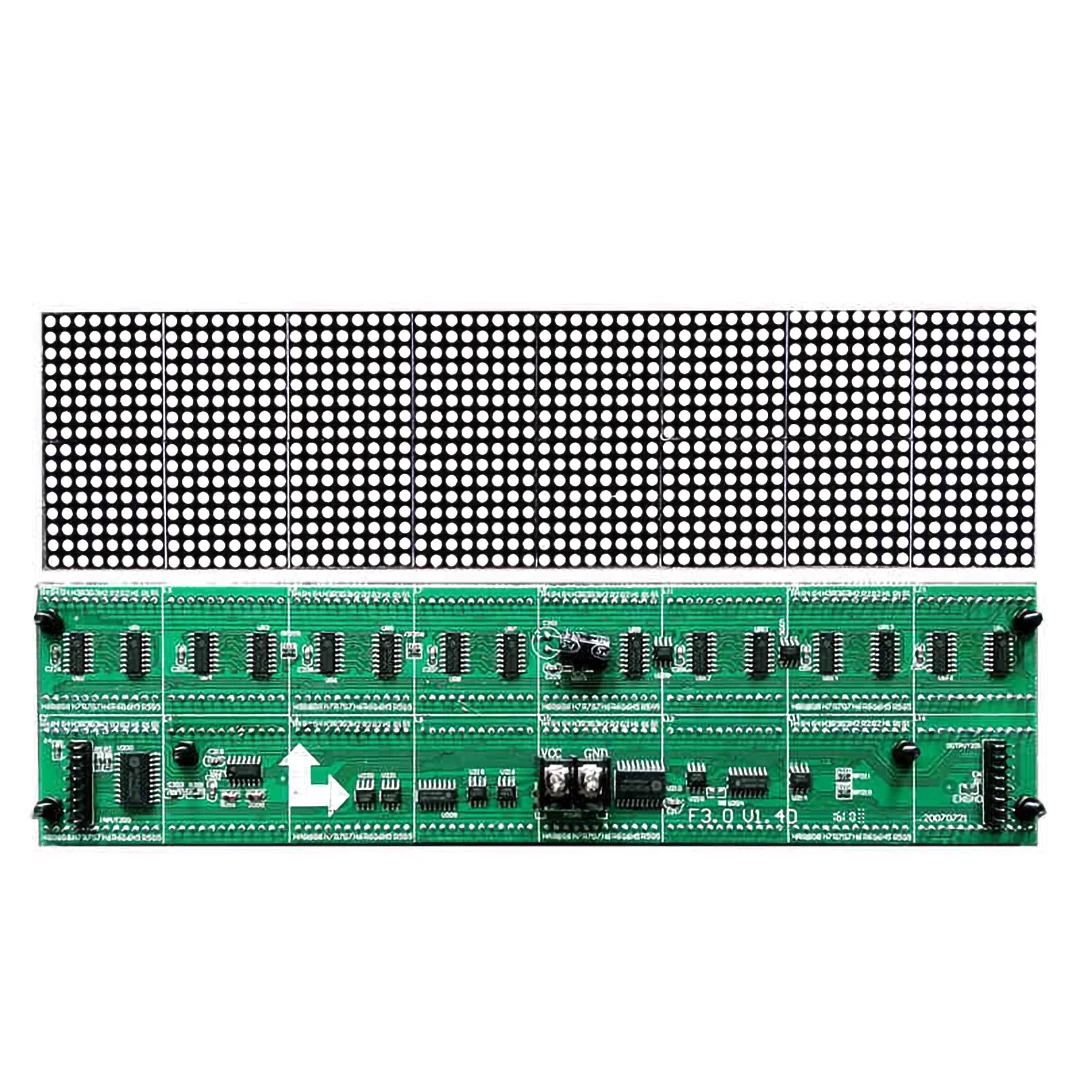 Módulo LED de doble Color con entramado Led de matriz de puntos F3.0 para instalar pantalla LED 256*128mm 64*32 píxeles pantalla LED interior