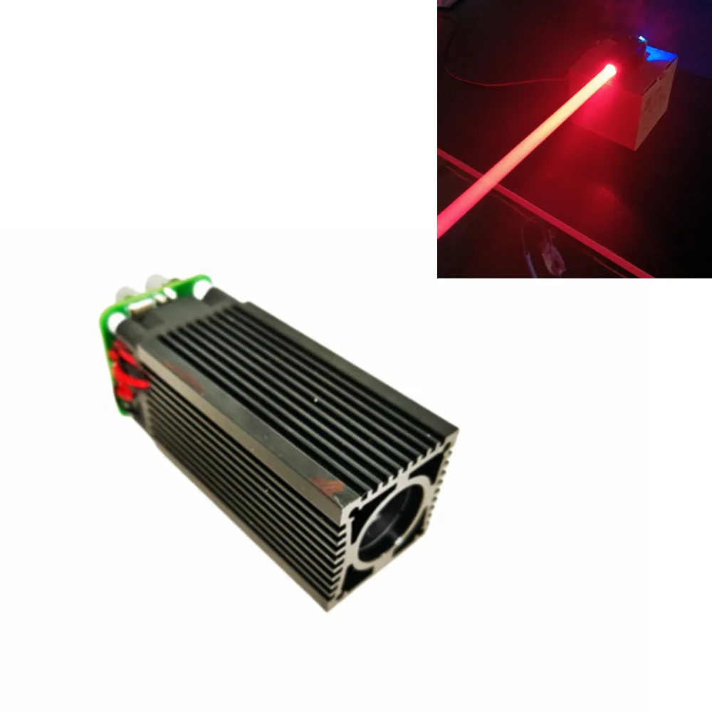 Grof Licht 638nm 700Mw/1.2W Rode Lasermodule Waarschuwingslaserlicht