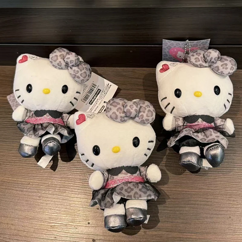 

Sanrio Hello Kitty брелок плюшевые игрушки кукла мягкая милая сумка-подвеска для рюкзака идеальный подарок для женщин и девочек школьный аксессуар